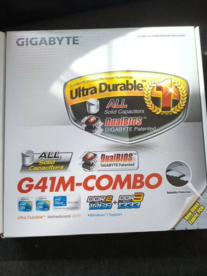 Gigabyte G41M-COMBO motherboard new, micro-ATX, LGA775 socket