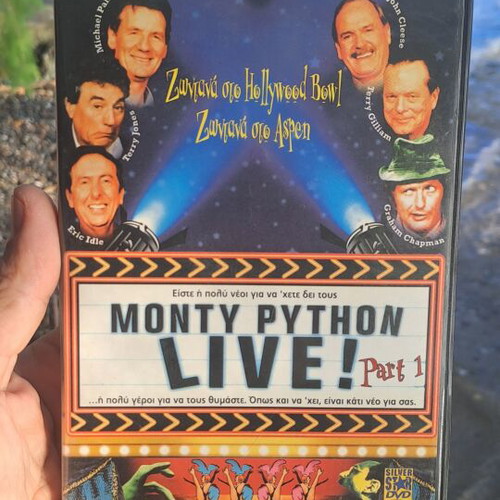 Monty Python Live Part 1 DVD used, comedy with subtitles