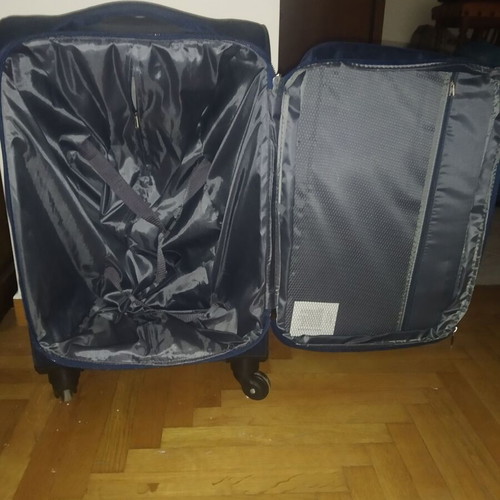 RCM Xplorer Cabin Suitcase Blue New 58x36x24 cm with 4 Wheels