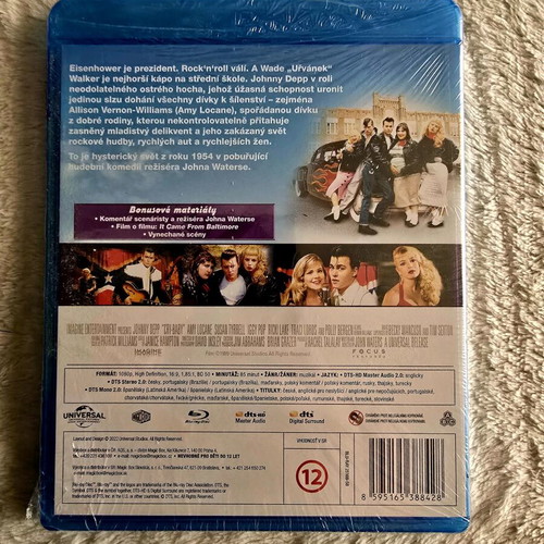 Cry-Baby Blu-Ray new with Greek subtitles, comedy