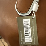 Carpisa leather handbag camel new with adjustable strap