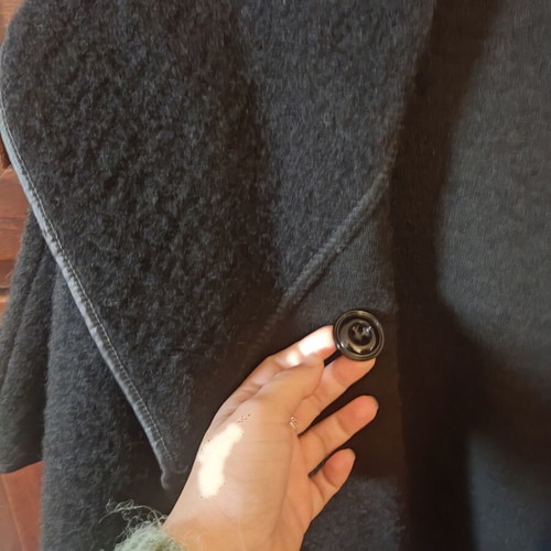 Black women's Edited cape coat like new L/XL