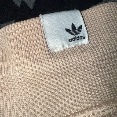 Adidas tracksuit used, beige and pink, size M
