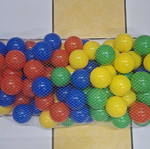 50 plastic balls, lightweight