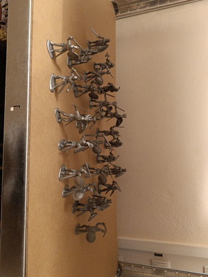 Knight figures, pack of 26, 7 cm