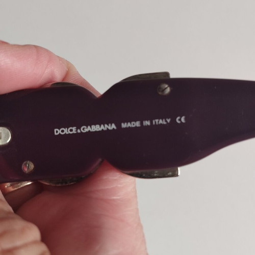 Dolce & Gabbana women's sunglasses used, dark purple