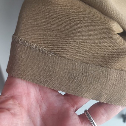 Zara camel skirt with belt and side pockets