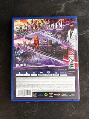 Agents Mayhem PS4 game like new with DLC code