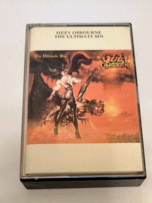 Касета Ozzy Osbourne The Ultimate Sin употребявана, метъл