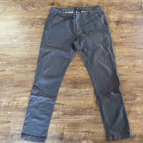 Men's pants medium used, grey with small stain