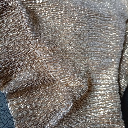 Bikini size M gold shiny like new