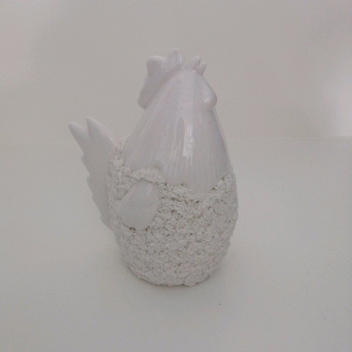 Porcelain hen like new, vintage decorative handmade