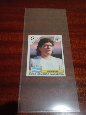 Panini sticker Maradona Italia 90 used