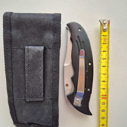 Atech diving knife like new, stainless steel with sheath