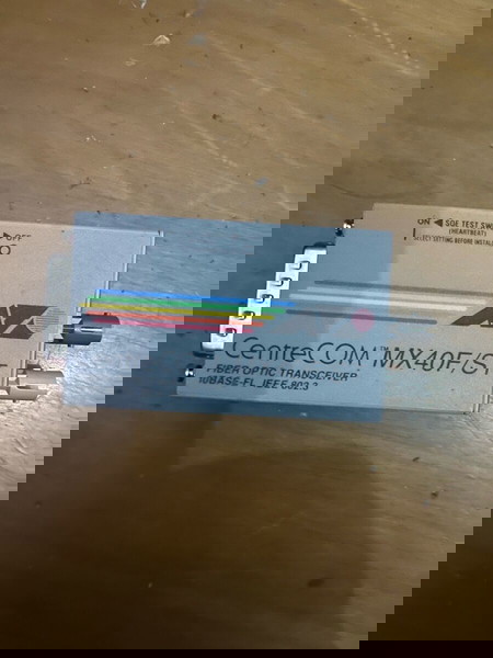 CentreCom MX40F/ST Fiber Optic Transceiver 10BASE-FL 802.3
