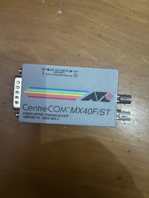 CentreCom MX40F/ST Fiber Optic Transceiver 10BASE-FL 802.3