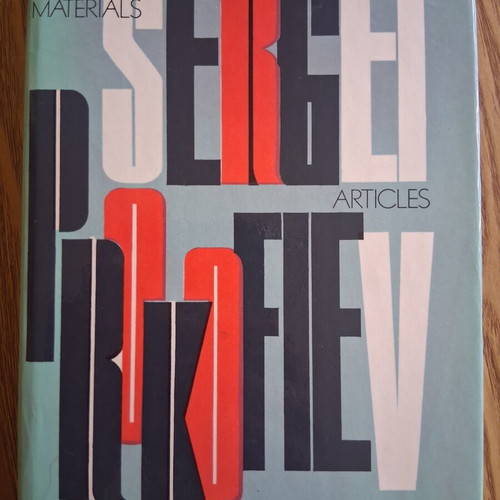Sergei Prokofiev Materials Articles Interviews book like new, English