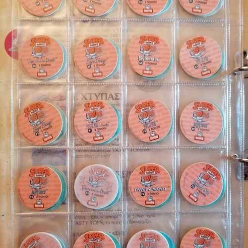 Tasty Tops album used with 40 tasty tops and 40 super tasty tops