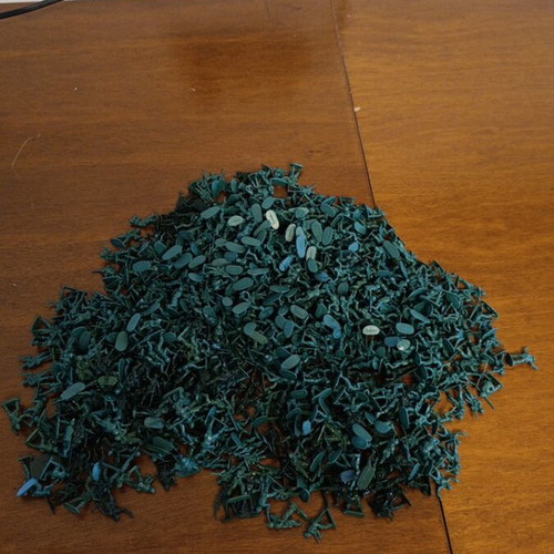 Set of 710 military figures, 2 cm