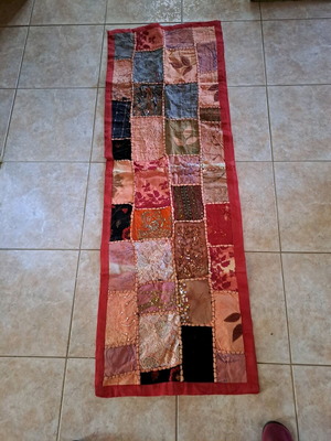 Table runners large and small used, set of 2