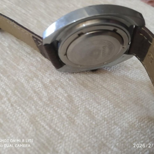 ZARIA mechanical watch new with leather strap