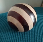 Ceramic handmade decorative balls set like new, Peru, sizes 15-10-9cm