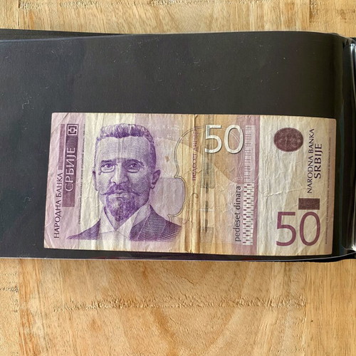Serbian 50 Dinar Banknote 2011 like new, Stevan Mokranjac