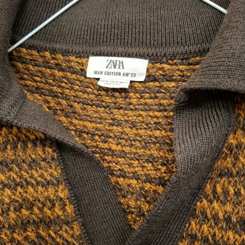 Zara wool pullover XL like new, brown limited edition