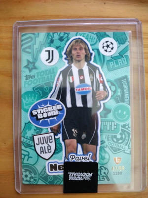 Topps Pavel Nedved Juventus card 47/99 like new