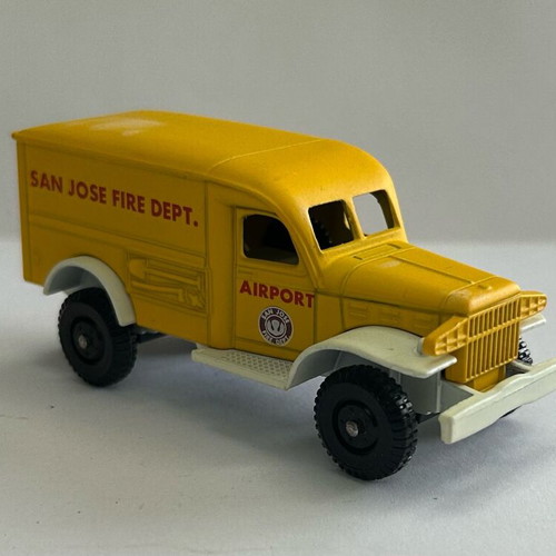 Lledo 1986 Dodge 4x4 San Jose Fire Dept 1942 new