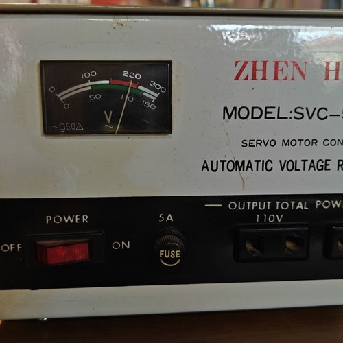 Voltage stabilizer 500va used ZHEN HUA SVC-500W