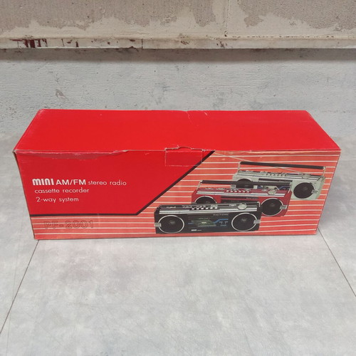 International Boombox radio cassette player 1980s new in box