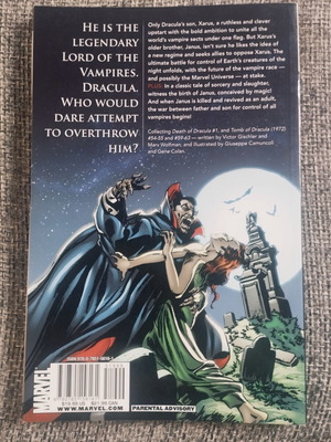 The Death of Dracula TPB Marvel like new