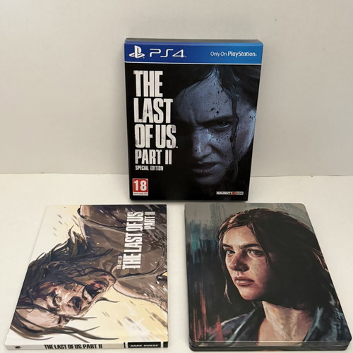 The Last of Us Part II Special Edition PS4 like new, steelbook & artbook