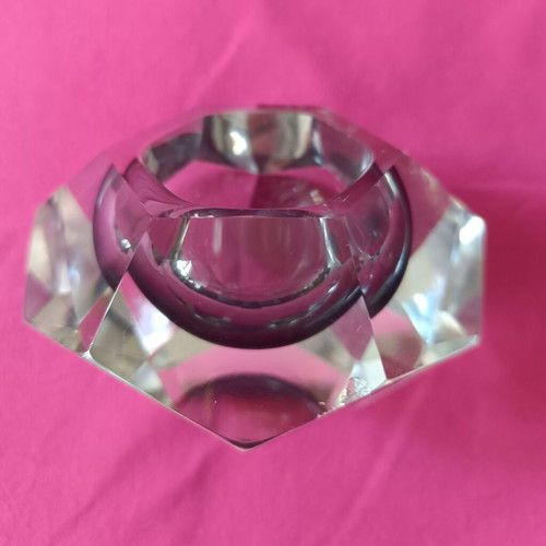 Murano Flavio Poli ashtray made of handmade glass like new