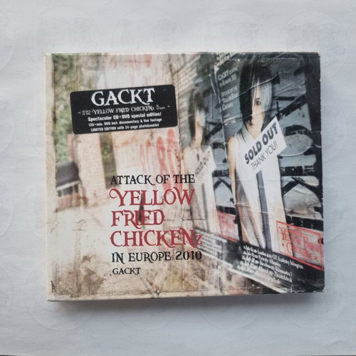 Gackt Attack of the Yellow Fried Chickenz CD and DVD new