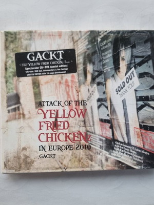 Gackt Attack of the Yellow Fried Chickenz CD and DVD new