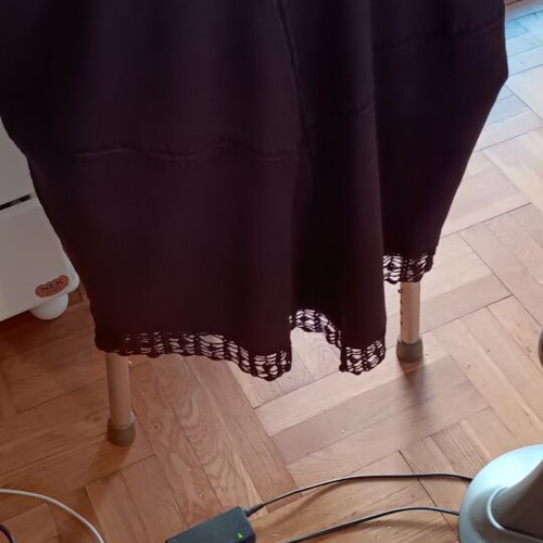 Inspire plus size winter skirt, brown, 5XL / 50 / 22