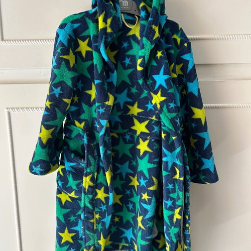 Children's fleece bathrobe 4-6 years like new, Mothercare