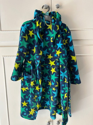 Children's fleece bathrobe 4-6 years like new, Mothercare