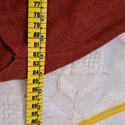 Nk knitted brick red blouse dress like new, one size