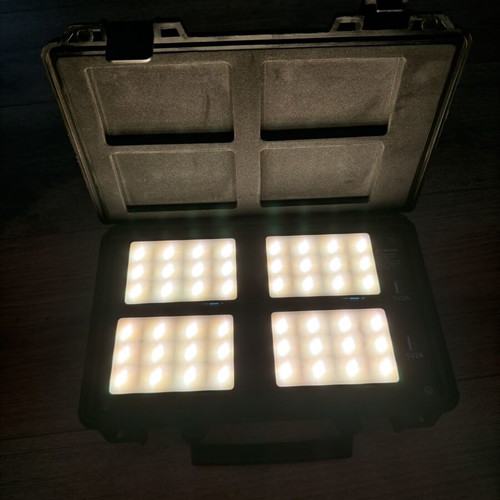 Aputure MC 4-Light Travel Kit like new, LED lighting set