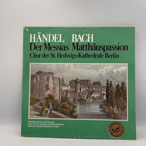 Der Messias / Matthäuspassion vinyl used, Chor Der St. Hedwigs-Kathedrale Berlin