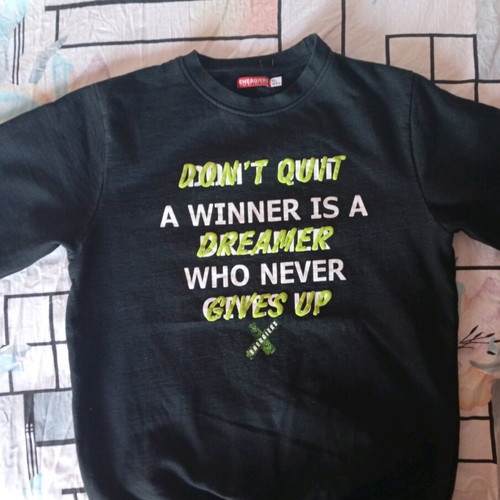 Energiers boys' blouse size 14 black like new