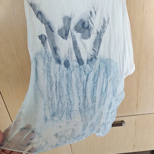 Attrattivo Oversized Top One Size Like New, Silk Print