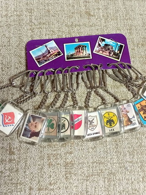 Keychains new, vintage pack of 13 assorted pieces