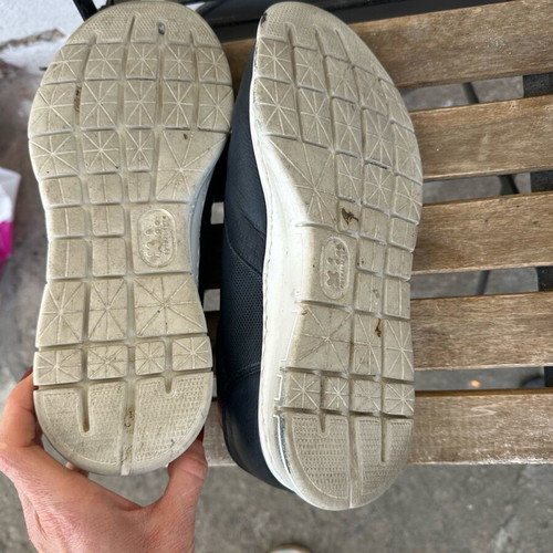 Kricket men's sneakers used, leather, casual, size 40