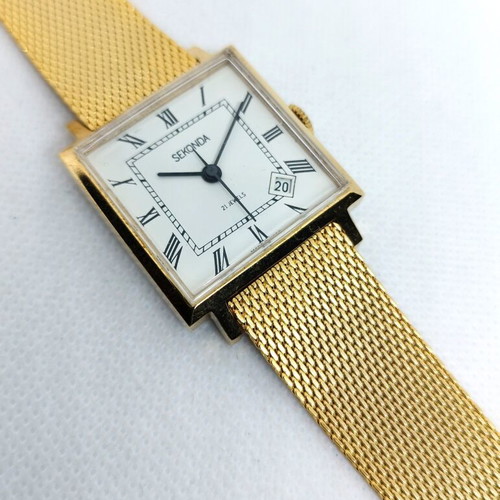 Sekonda 21 Jewels wrist watch 1970s, manual winding