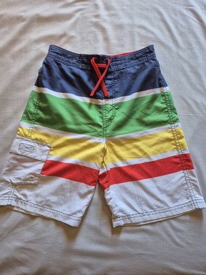Marks & Spencer boys' swim shorts used, size 9-10 years, multicolor