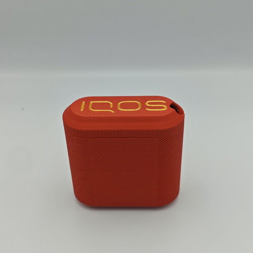 3D Printed Portable Ashtray Case for IQOS Buds Red new